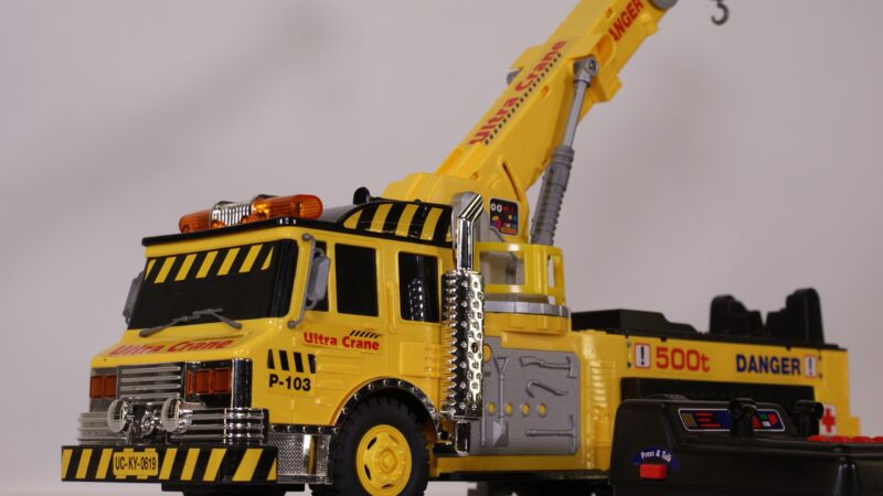 Ultra Crane P-103 afstandsbediende speelgoedkraan (500t) met bedrade controller