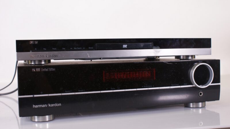 Harman Kardon HK 370 Limited Edition versterker + Harman Kardon DVD 37 speler (set)