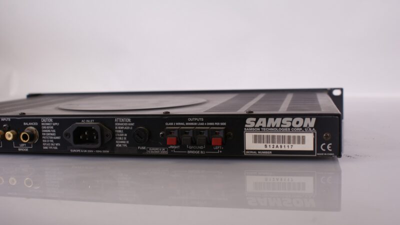 Samson Servo 120 Stereo Versterker (1U Rack) - Afbeelding 8