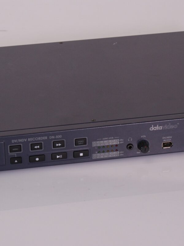 Datavideo DN-500 – DV/HDV Recorder met uitneembare HDD-module