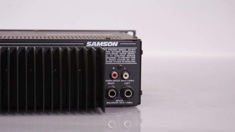 Samson Servo 260 – Studio Eindversterker (2x130W Stereo, Rackmount) - Afbeelding 7