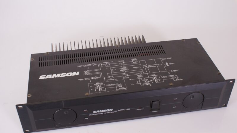 Samson Servo 260 – Studio Eindversterker (2x130W Stereo, Rackmount) - Afbeelding 5