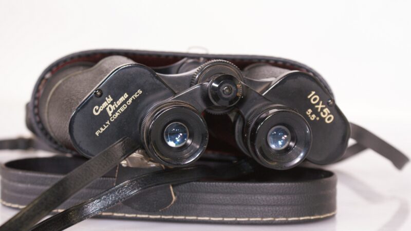 Combi Prisma Verrekijker 10x50 met Leren Etui - Afbeelding 5