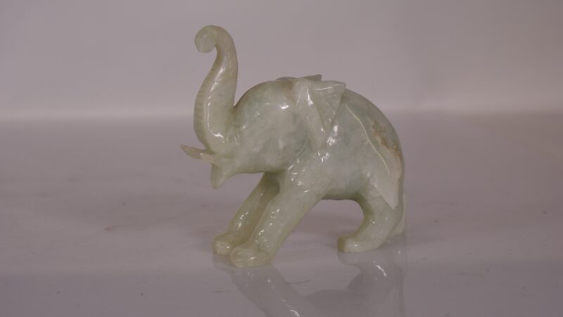 Verzameling Miniatuur Olifanten – Glas, Steen, Metaal & Keramiek (15 stuks) - Afbeelding 46