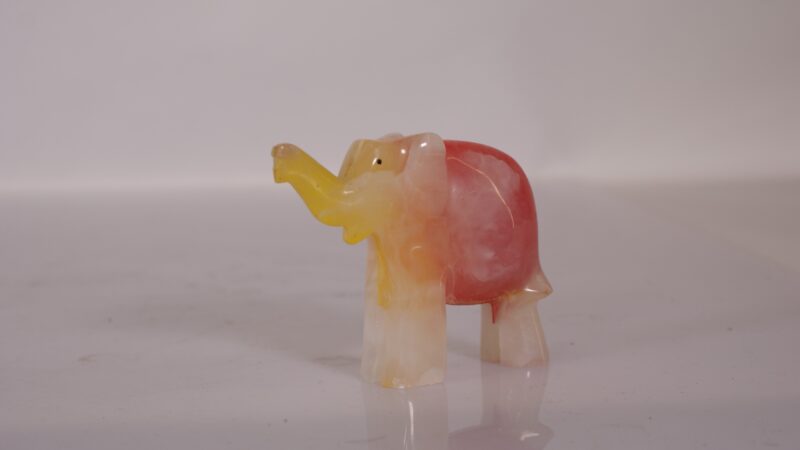 Verzameling Miniatuur Olifanten – Glas, Steen, Metaal & Keramiek (15 stuks) - Afbeelding 43