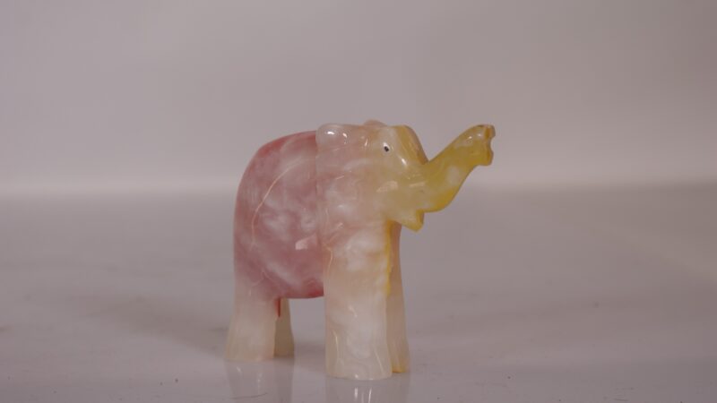 Verzameling Miniatuur Olifanten – Glas, Steen, Metaal & Keramiek (15 stuks) - Afbeelding 32