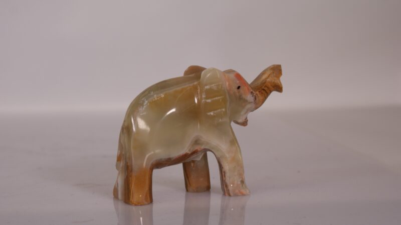 Verzameling Miniatuur Olifanten – Glas, Steen, Metaal & Keramiek (15 stuks) - Afbeelding 41