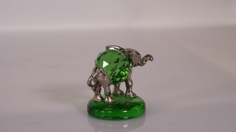Verzameling Miniatuur Olifanten – Glas, Steen, Metaal & Keramiek (15 stuks) - Afbeelding 30