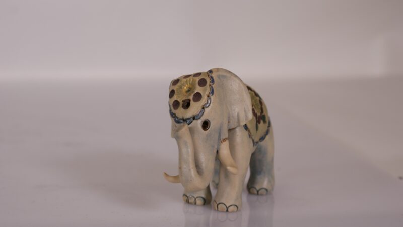 Verzameling Miniatuur Olifanten – Glas, Steen, Metaal & Keramiek (15 stuks) - Afbeelding 27