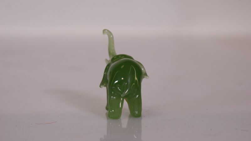 Verzameling Miniatuur Olifanten – Glas, Steen, Metaal & Keramiek (15 stuks) - Afbeelding 8