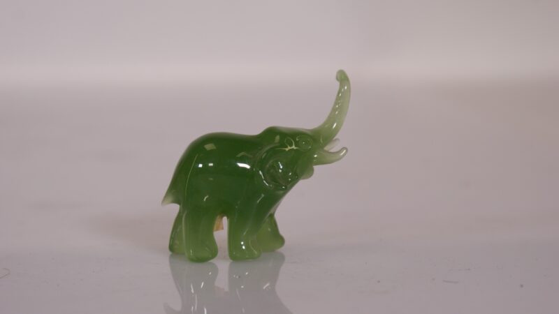 Verzameling Miniatuur Olifanten – Glas, Steen, Metaal & Keramiek (15 stuks) - Afbeelding 9