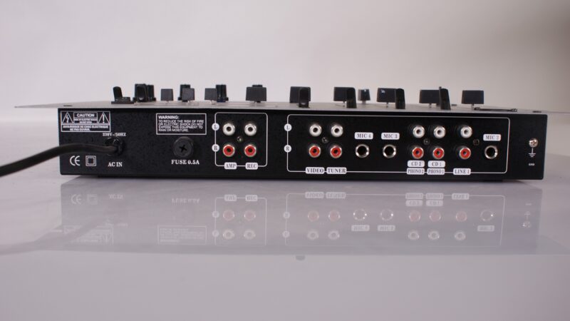 JB Systems ME-2 Stereo Mengpaneel met Equalizer & Echo - Afbeelding 3