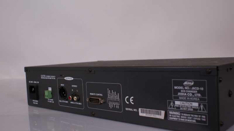 Jedia J6CD-10 Professionele 6-CD Wisselaar (Rackmount) - Afbeelding 3