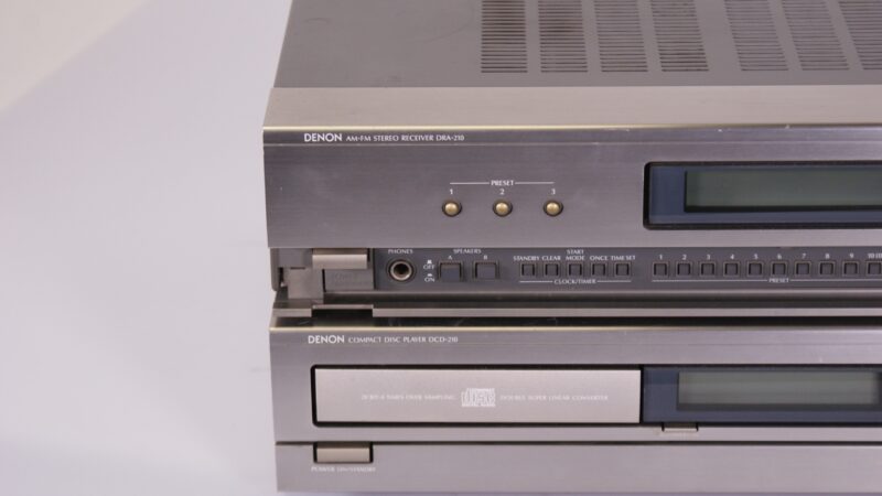 Denon DRA-210 Receiver + DCD-210 CD-speler – Precision Audio Component Set - Afbeelding 2