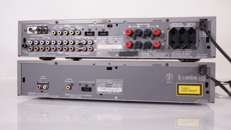 Denon DRA-210 Receiver + DCD-210 CD-speler – Precision Audio Component Set - Afbeelding 9