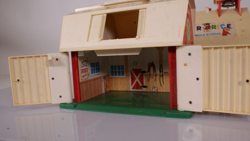 Fisher-Price Little People – Play Family Farm & Play Family School (1970s) met accessoires - Afbeelding 3