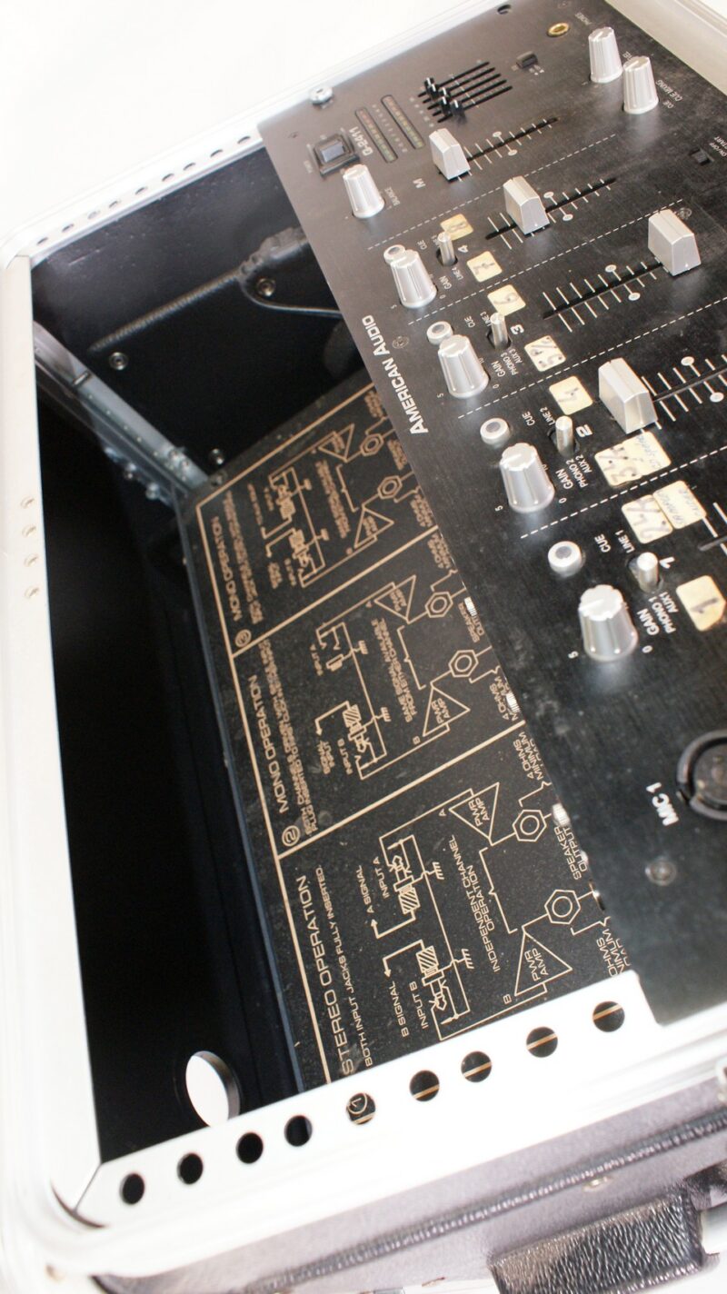 American Audio Q-2411 Mixer + Eindversterker in Rack Case - Afbeelding 4