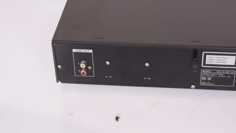 Sony CDP-213 Compact Disc Player (Vintage CD-speler) - Afbeelding 3