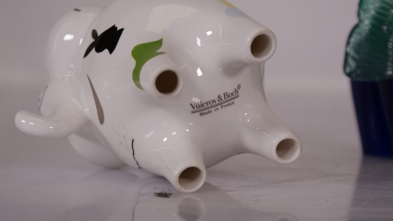 Set van 3 decoratieve olifantenbeelden – Villeroy & Boch, Joska Bleikristall & Murano stijl - Afbeelding 2