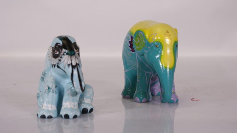 Set van 2 Elephant Parade miniatuur olifantenbeelden – Limited Edition Collectibles - Afbeelding 3