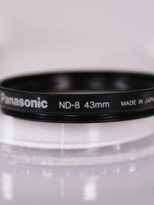 Panasonic ND8 Filter 43mm – Neutral Density Lensfilter (Made in Japan)