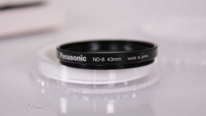 Panasonic ND8 Filter 43mm – Neutral Density Lensfilter (Made in Japan)