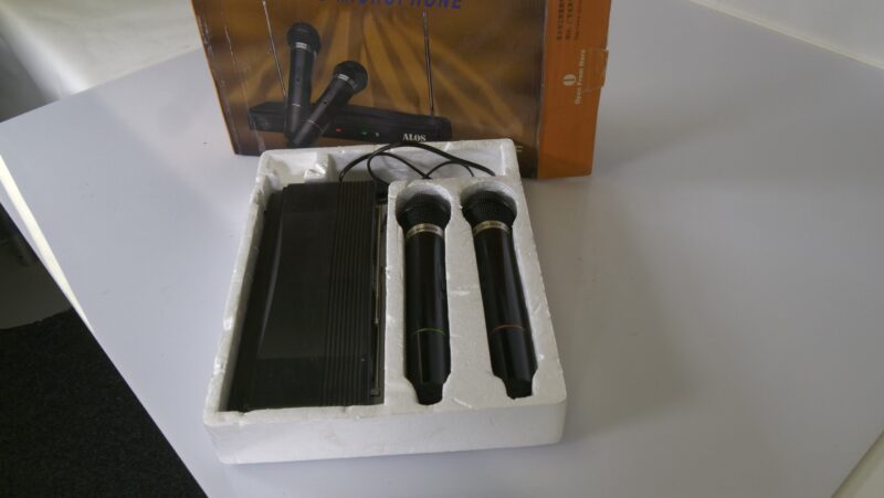ALOS ST-306F Draadloos Microfoonsysteem – Set met 2 Microfoons en Ontvanger - Afbeelding 2