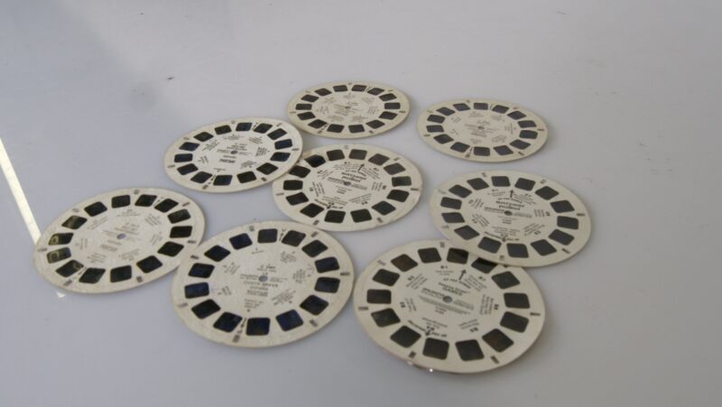Set van 8 View-Master Schijven – Reels met Europese Reisbeelden (o.a. Bretagne, Costa Brava, Andalusië) - Afbeelding 2