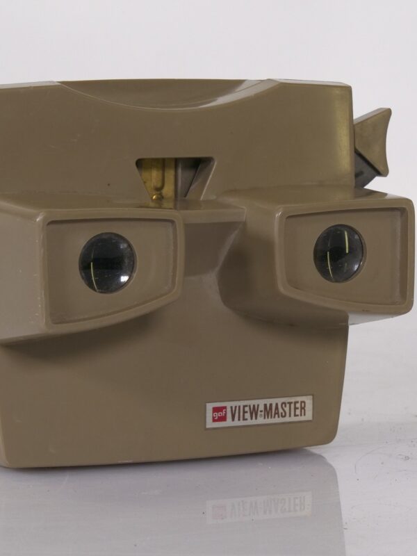 GAF View-Master – Retro 3D Kijker (bruin/beige, jaren ’70)