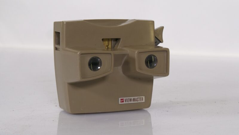 GAF View-Master – Retro 3D Kijker (bruin/beige, jaren ’70)