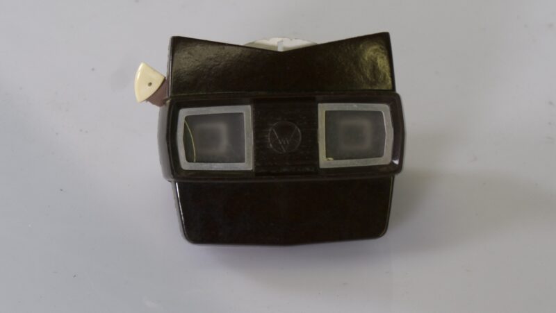 Vintage View-Master Model C stereokijker – donkerbruin (jaren ’50) - Afbeelding 4