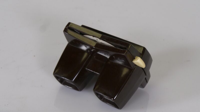 Vintage View-Master Model C stereokijker – donkerbruin (jaren ’50) - Afbeelding 2