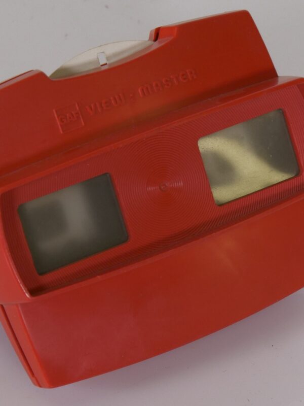 Vintage GAF View-Master stereokijker – rood (jaren ’70)