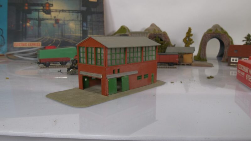 Jouef Electric Express HO Spoorbaan Set met Fleischmann Profi-Gleis en gebouwen (vintage modeltrein set) - Afbeelding 6