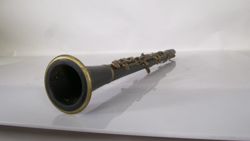 Vintage Klarinet Hammerschmidt & Söhne – Houten Blaasinstrument met Messing Details - Afbeelding 2