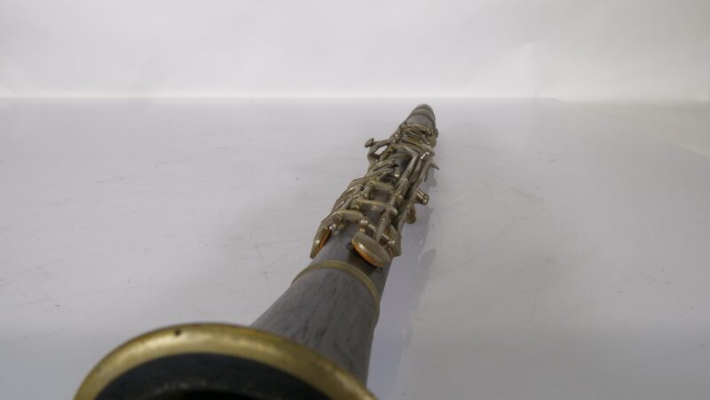 Vintage Klarinet Hammerschmidt & Söhne – Houten Blaasinstrument met Messing Details - Afbeelding 3