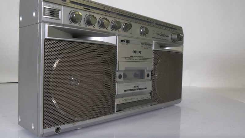 Philips Vintage Ghettoblaster – Radio Cassette Recorder met Equalizer - Afbeelding 4