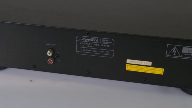 SuperTech CD-042RM Compact Disc Speler (1994) - Afbeelding 5