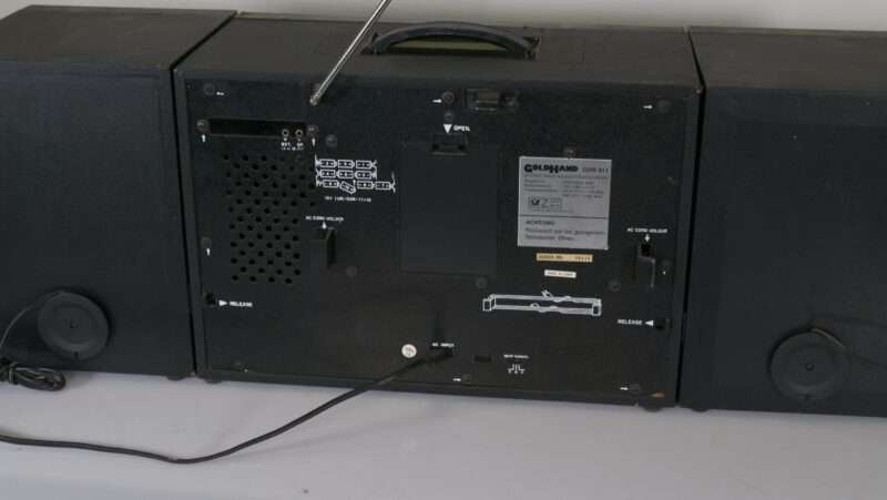 Goldhand GRR 811 High Power Music System – Ghettoblaster met Dubbele Cassettedecks & Equalizer - Afbeelding 2