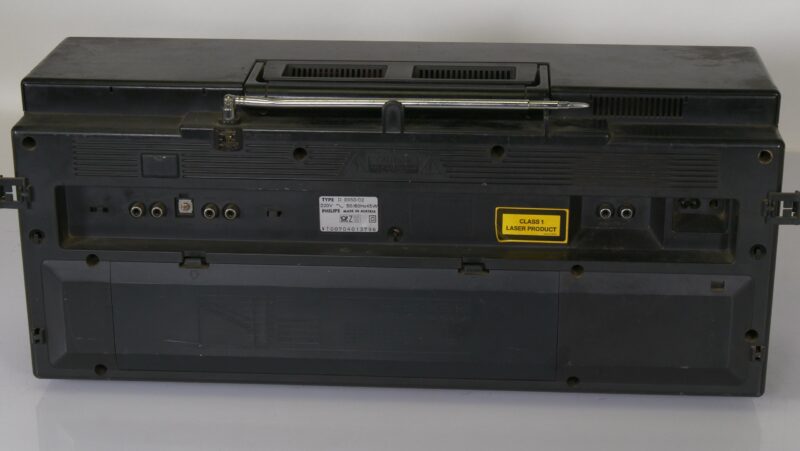 Philips D8958 Ghetto Blaster – Dubbel Cassettedeck, CD-speler, Radio & Equalizer (Defect, 1980s) - Afbeelding 2