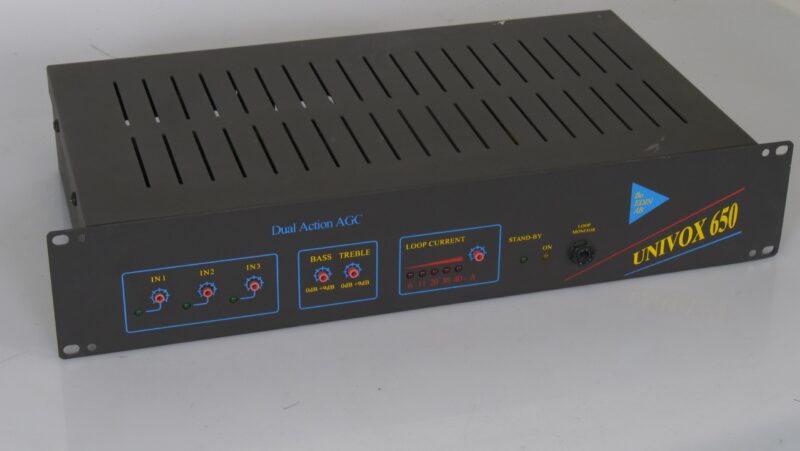 Univox 650 Ringleidingversterker – Professionele Slechthorenden Audio Loop Amplifier