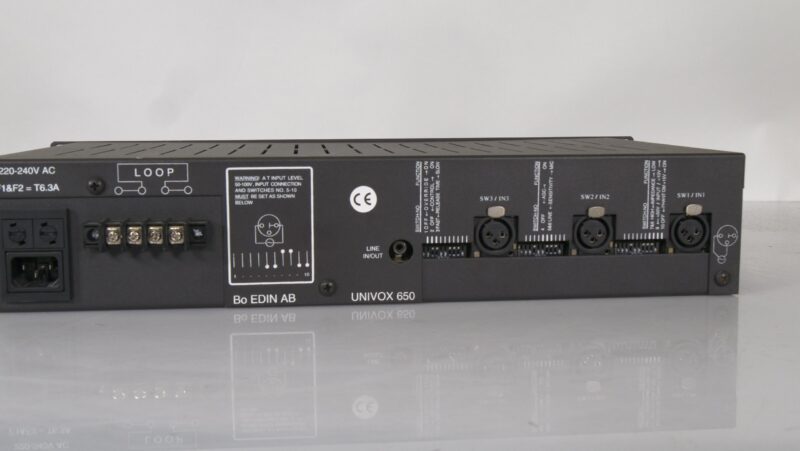 Univox 650 Ringleidingversterker – Professionele Slechthorenden Audio Loop Amplifier - Afbeelding 2