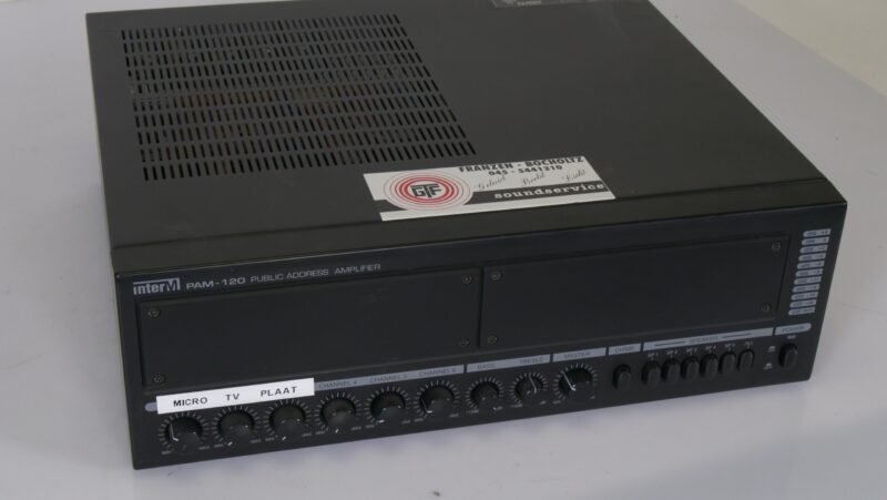 Inter-M PAM-120 Public Address Versterker – 120W PA Mixer Amplifier