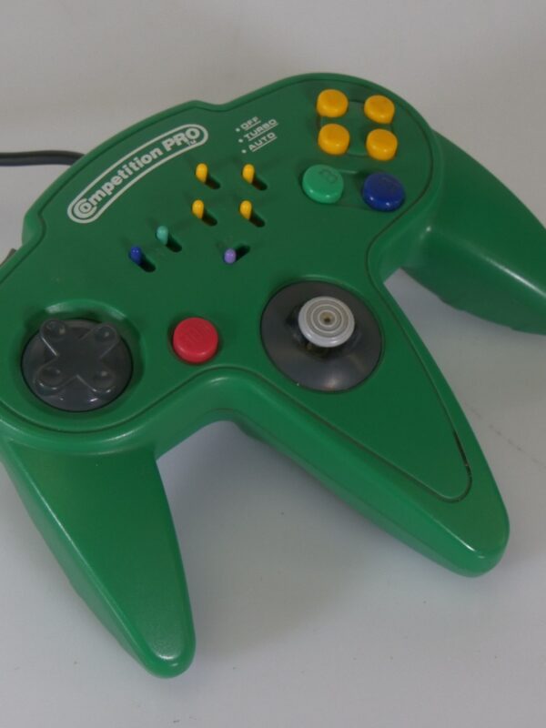 Competition Pro Controller – Nintendo 64 (groen) – Retro Gamepad met Autofire