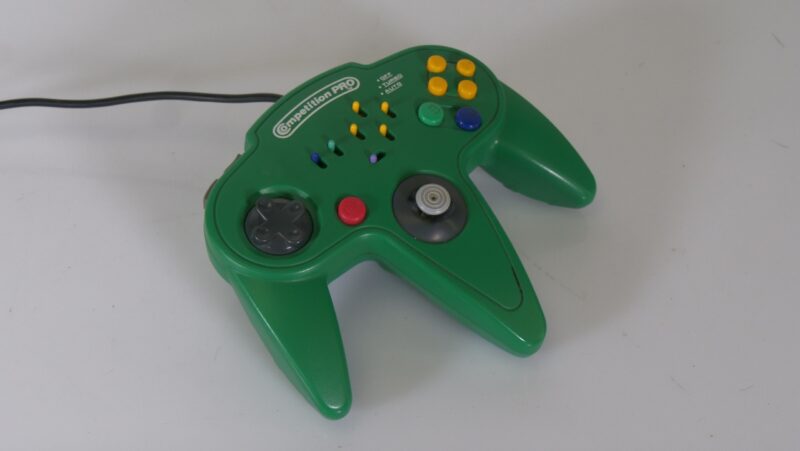 Competition Pro Controller – Nintendo 64 (groen) – Retro Gamepad met Autofire