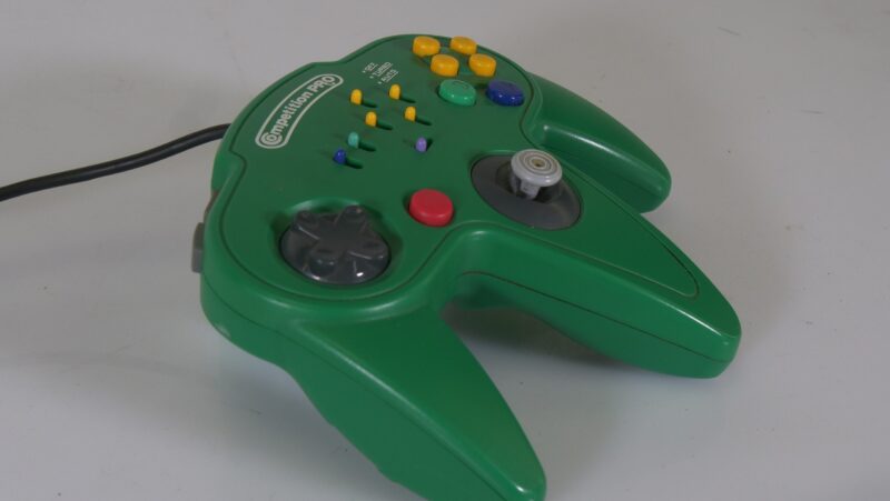 Competition Pro Controller – Nintendo 64 (groen) – Retro Gamepad met Autofire - Afbeelding 2