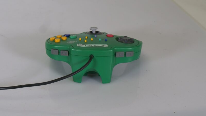Competition Pro Controller – Nintendo 64 (groen) – Retro Gamepad met Autofire - Afbeelding 3