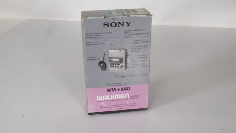 Sony Walkman WM-FX40 met FM/AM radio, auto-reverse en originele doos - Afbeelding 6