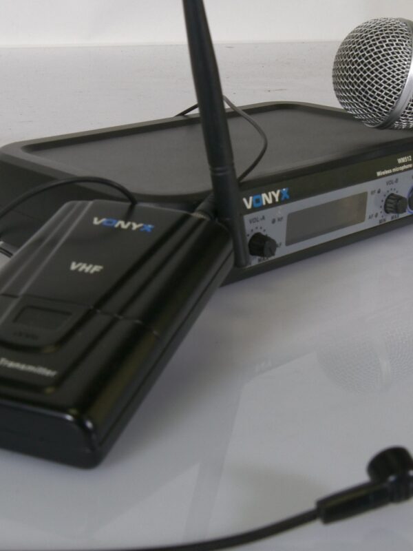 Vonyx WM512 draadloos microfoonsysteem – handheld + headset met ontvanger