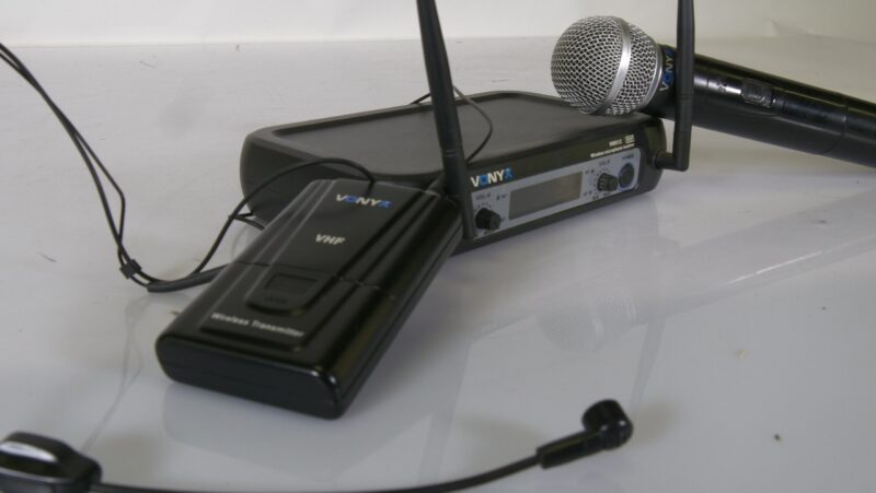 Vonyx WM512 draadloos microfoonsysteem – handheld + headset met ontvanger